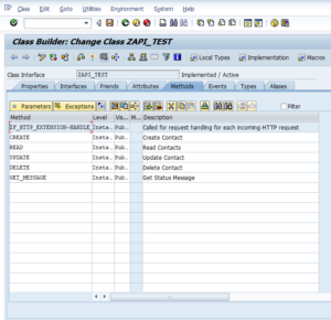 SAP Class Object and method for JSON